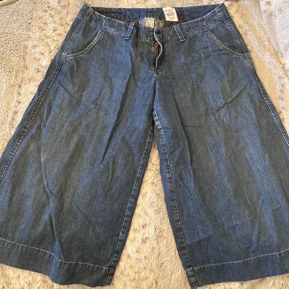 Lucky Brand Size 8/29 Blue Denim Dungarees